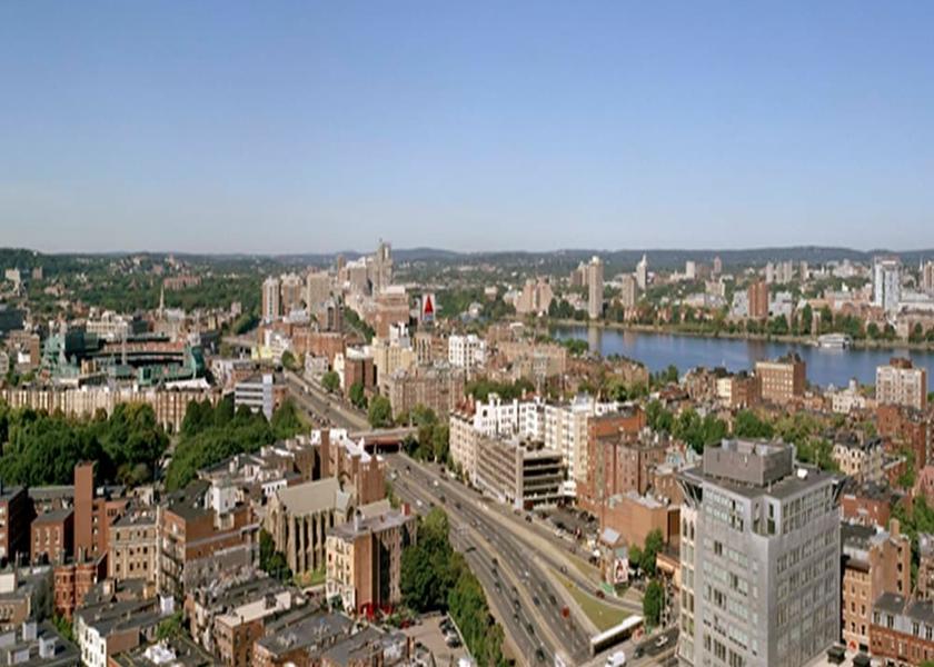 Massachusetts Boston City view