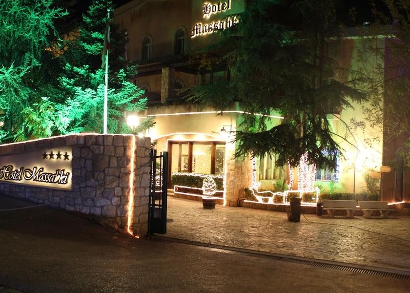 Front of property - evening/night