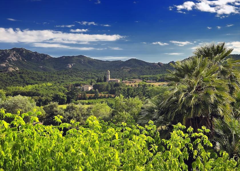 Catalonia Santa Cristina de Aro Mountain view