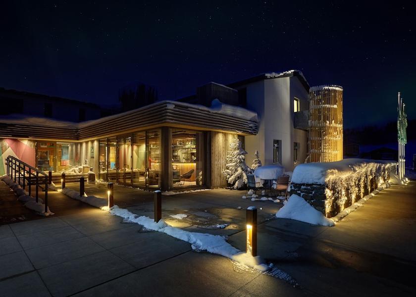 Front of property - evening/night