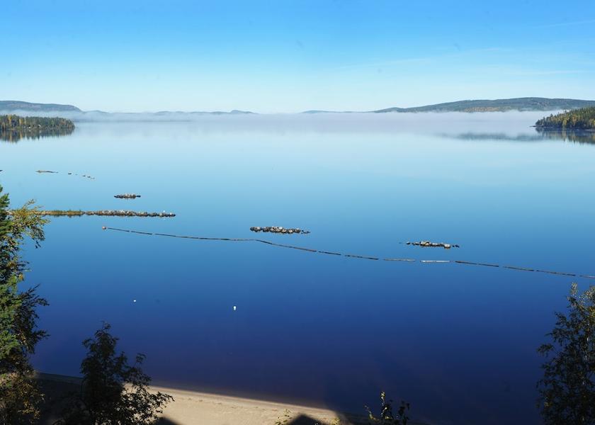 Gavleborg County Vallsta View from Property