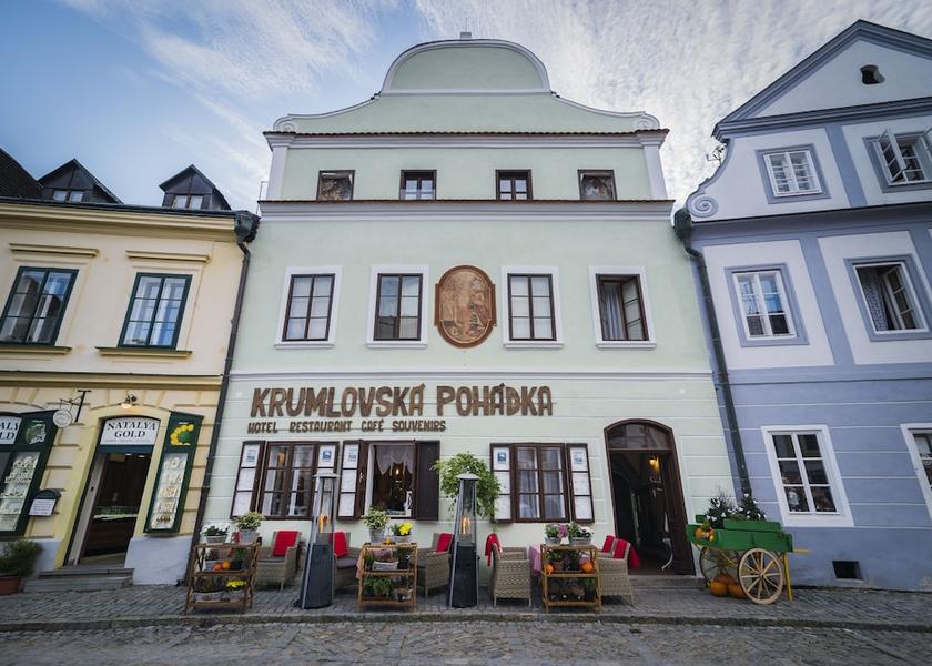 South Bohemia (region) Cesky Krumlov Facade
