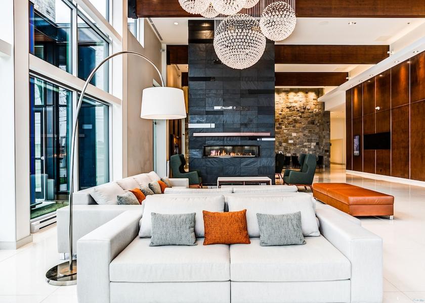 Quebec Saguenay Lobby sitting area