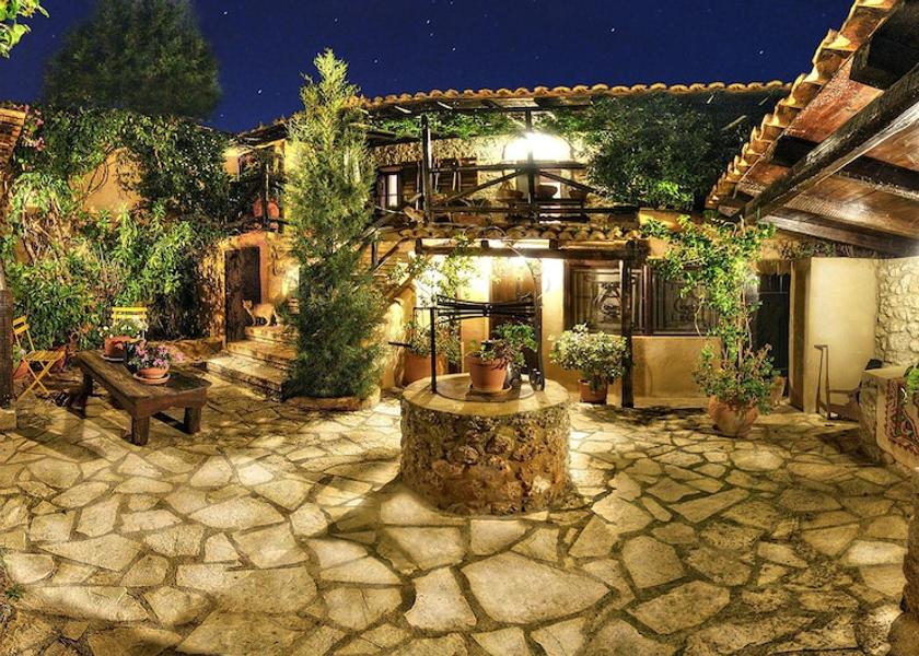 Peloponnese Aigialeia Courtyard