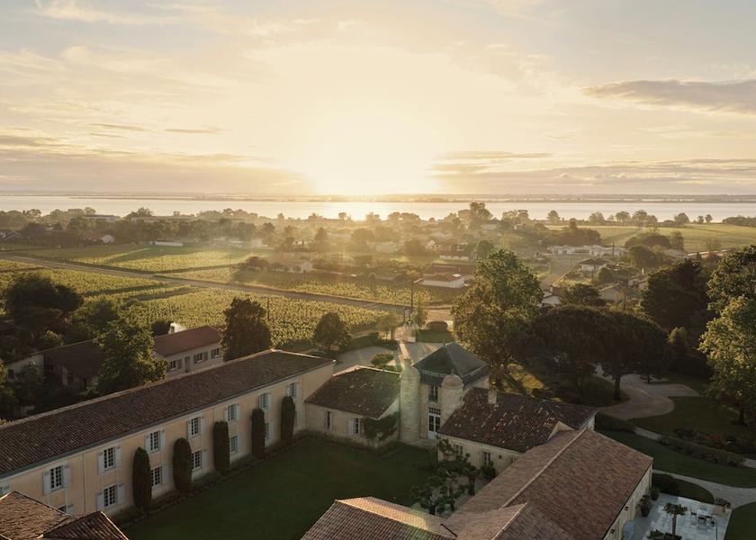 Nouvelle-Aquitaine Pauillac Aerial view