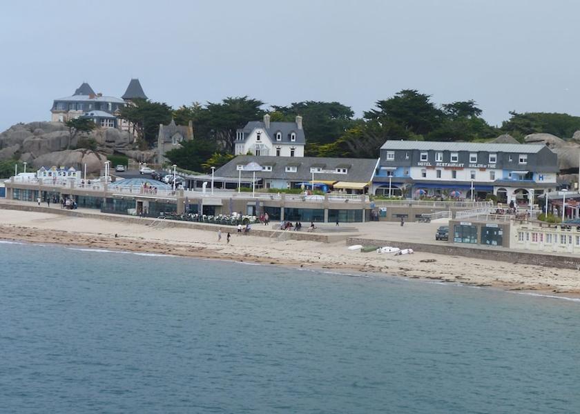 Brittany Tregastel Aerial View