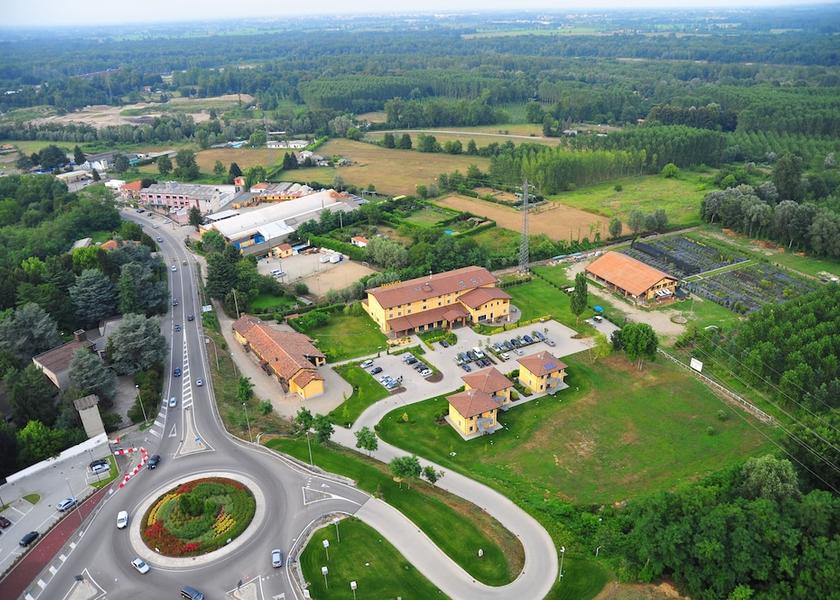 Lombardy Vigevano Aerial View