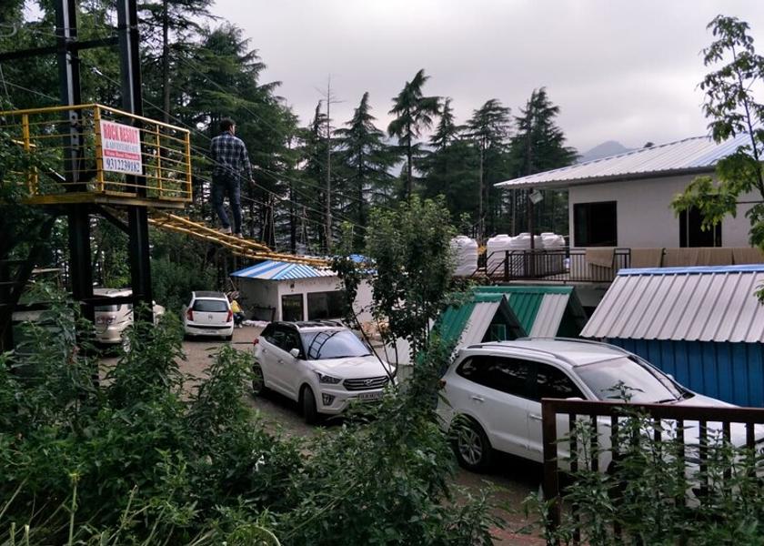 Uttarakhand Dhanaulti Hotel View