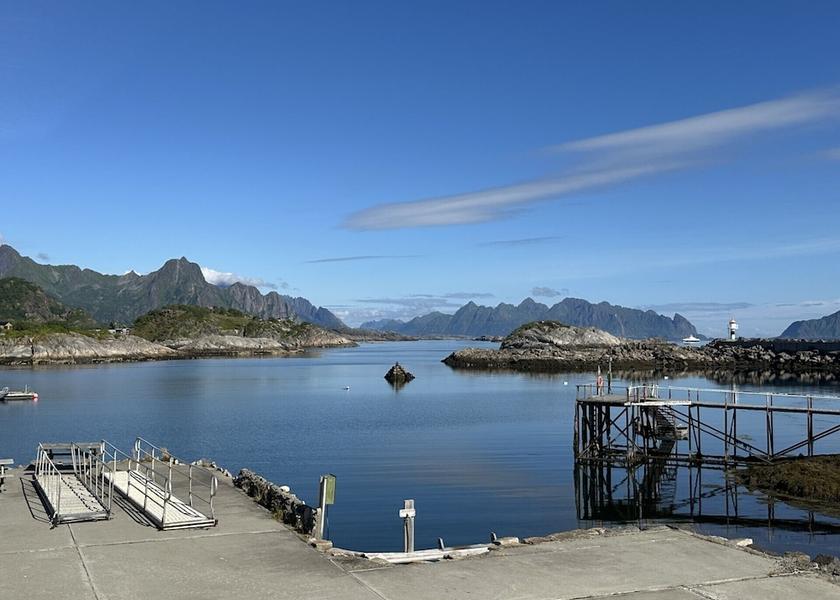 Nordland Vagan Land view from property