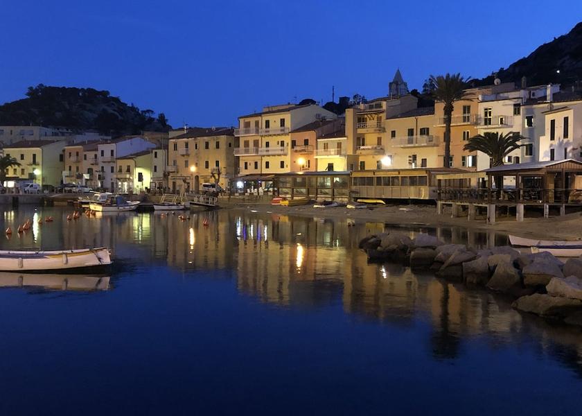 Tuscany Isola del Giglio City View from Property