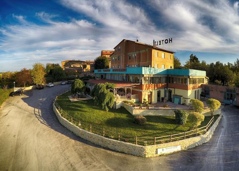 Tuscany Sovicille Aerial View