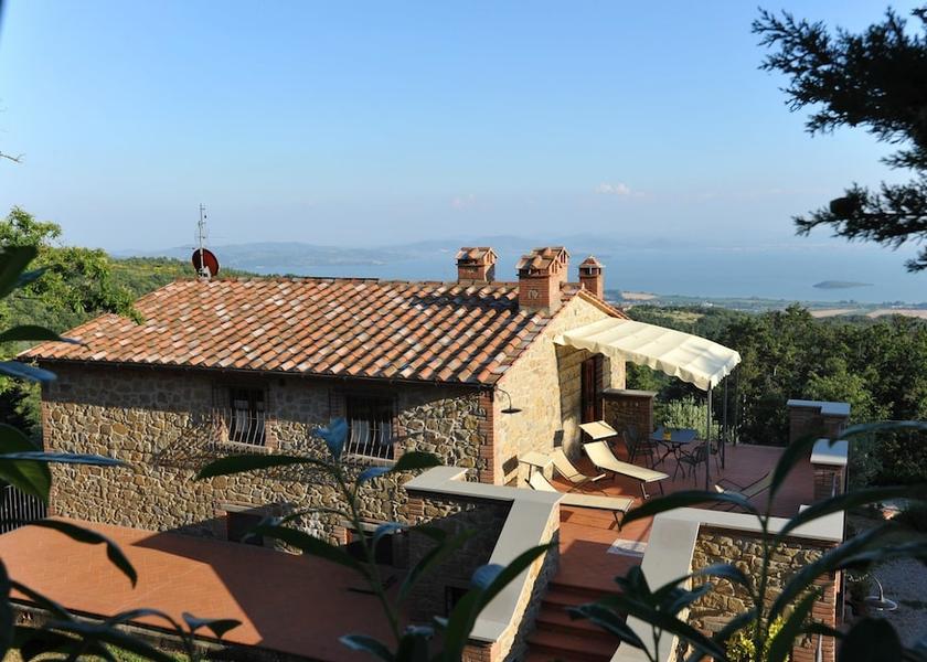 Umbria Lisciano Niccone View from Property