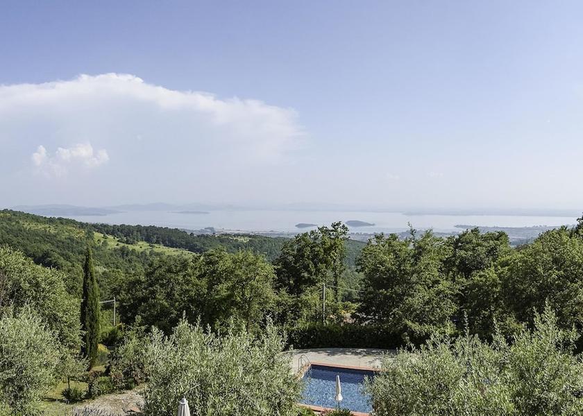 Umbria Lisciano Niccone View from Property
