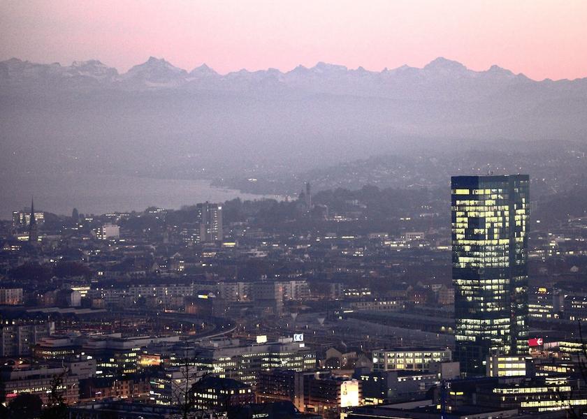 Canton of Zurich Zurich Aerial View