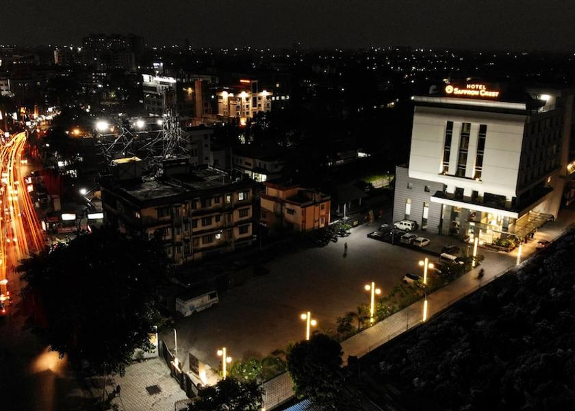 West Bengal Siliguri Front of property - evening/night