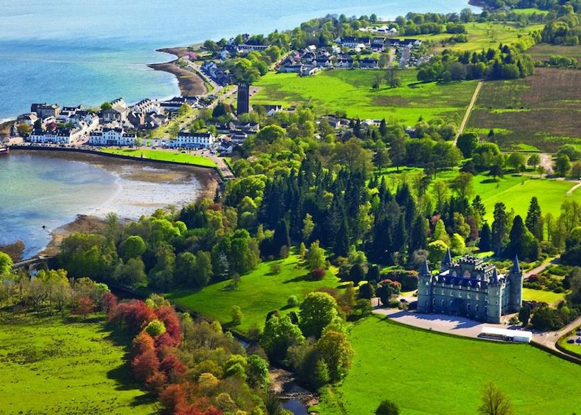 Scotland Inveraray View from Property