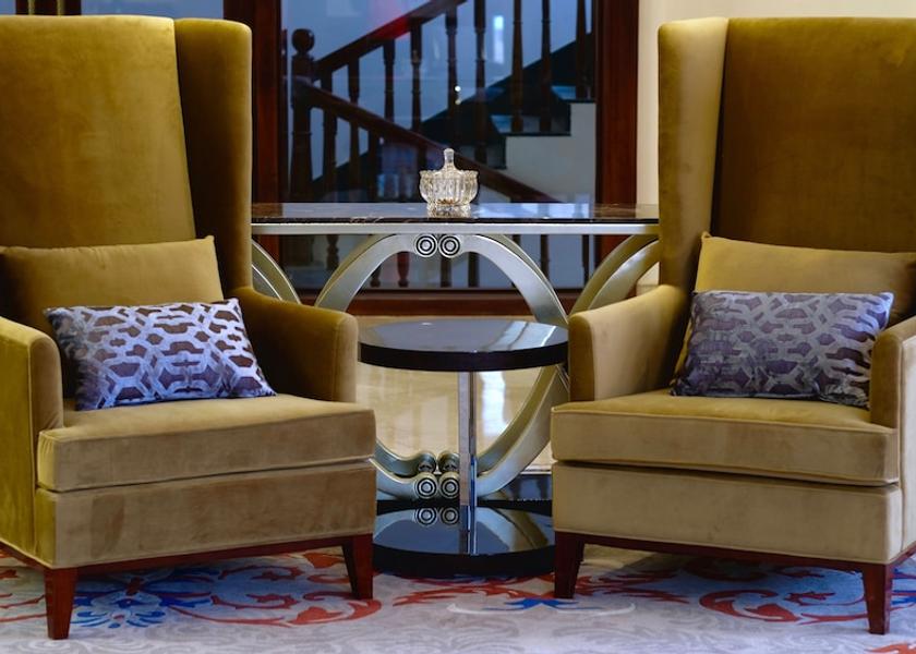 Ladakh Leh Lobby sitting area