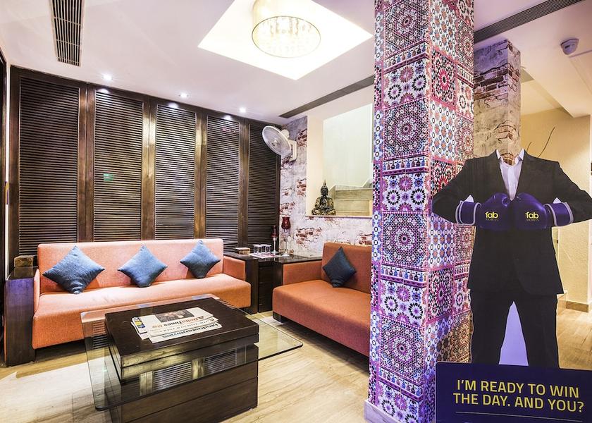 Delhi Delhi Lobby sitting area