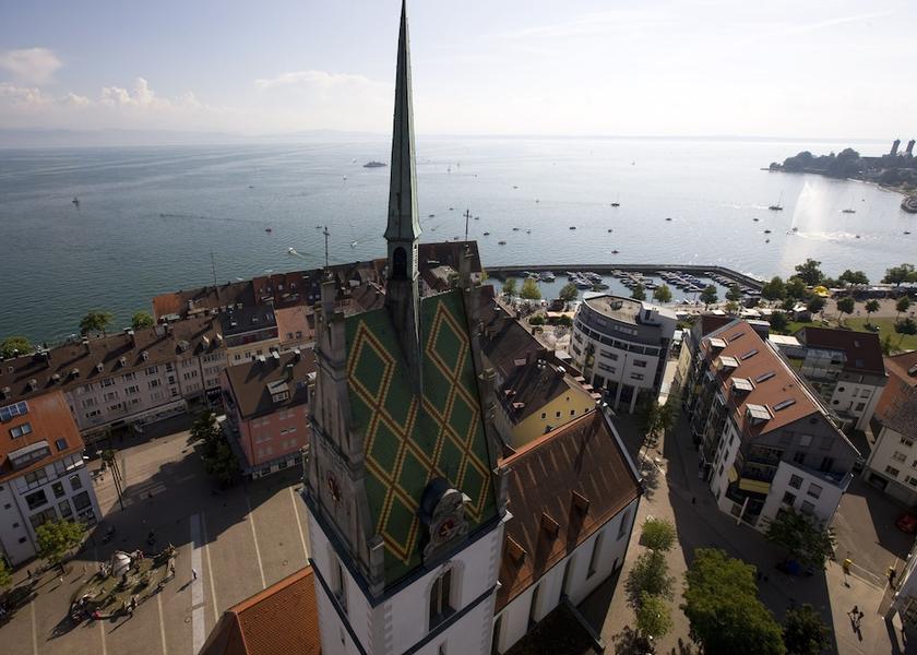 Baden-Württemberg Friedrichshafen City View from Property