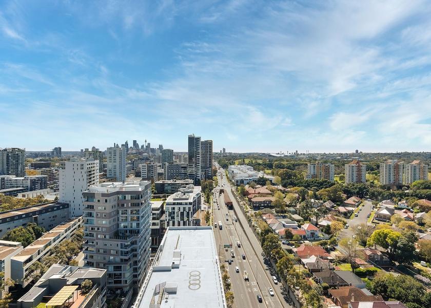 New South Wales Sydney City view from property