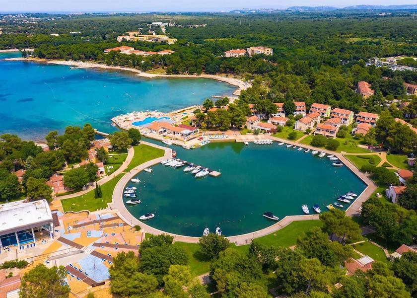 Istria County Umag Aerial view