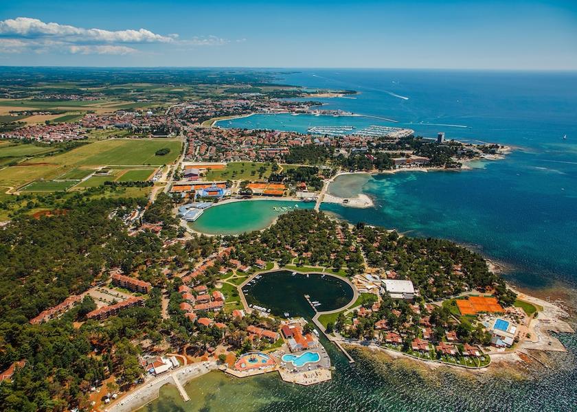 Istria County Umag Aerial view
