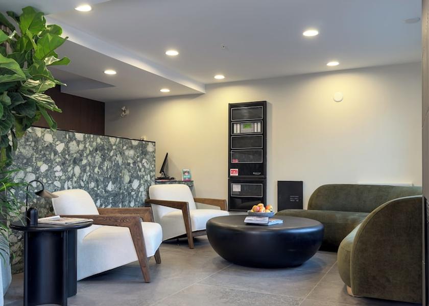 Alberta Canmore Lobby sitting area