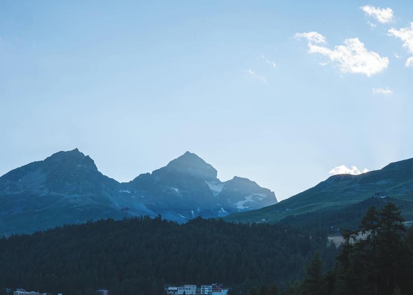 Graubünden St. Moritz View from room