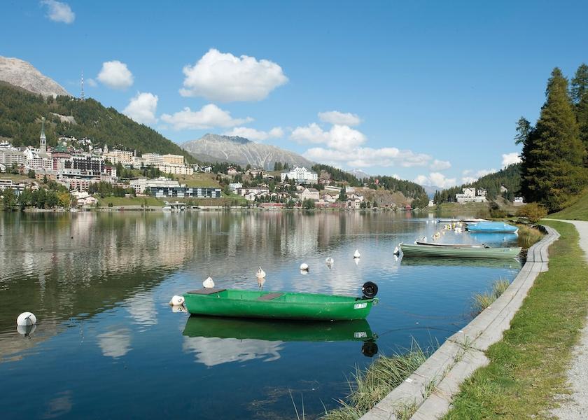 Graubünden St. Moritz Boating