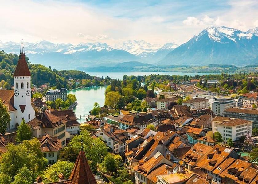 Canton of Bern Thun City view