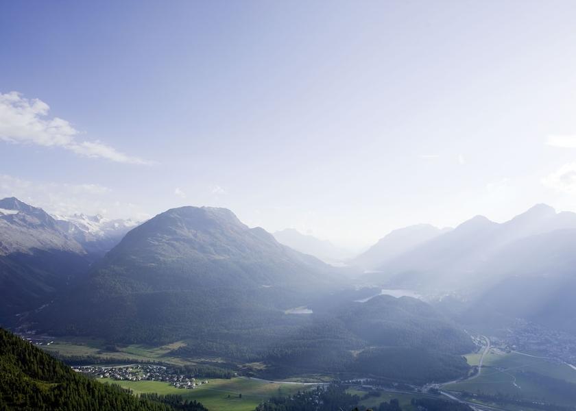 Graubünden Samedan View from room