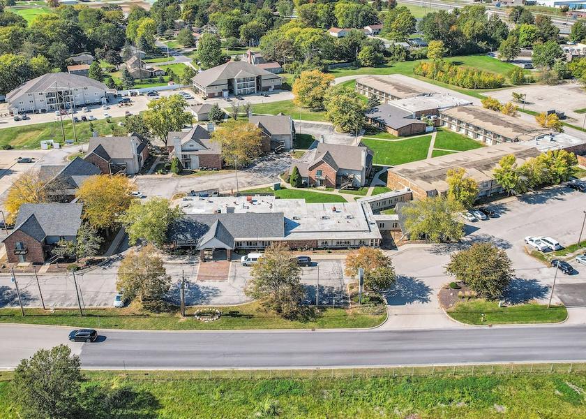 Illinois Urbana Aerial view