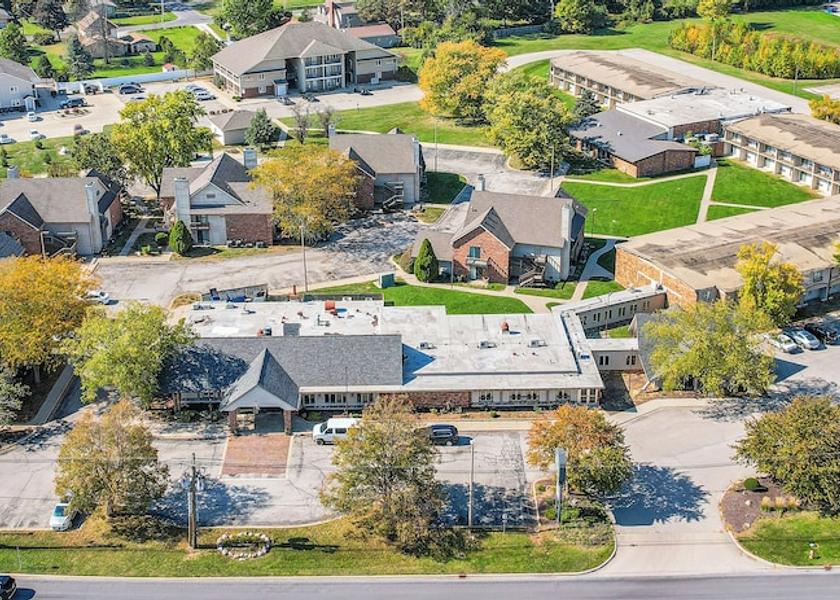 Illinois Urbana Aerial view