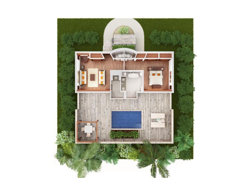Windward Islands Moorea-Maiao Room plan