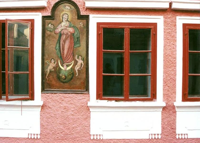 South Bohemia Region Český Krumlov Facade