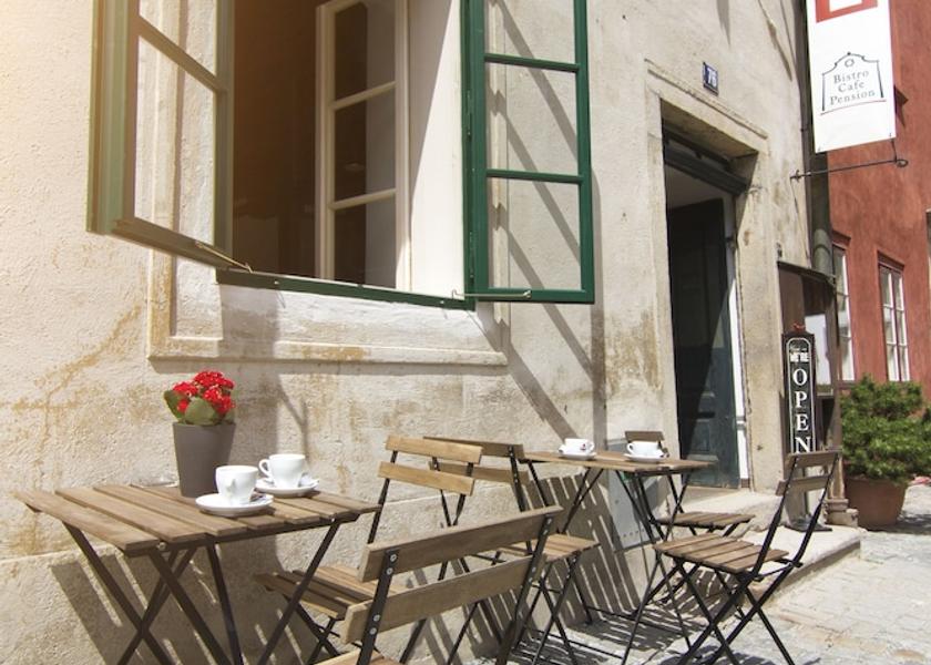 South Bohemia Region Český Krumlov Terrace