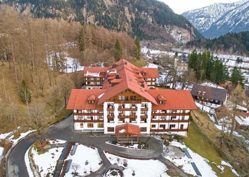 Bavaria Oberammergau Aerial View
