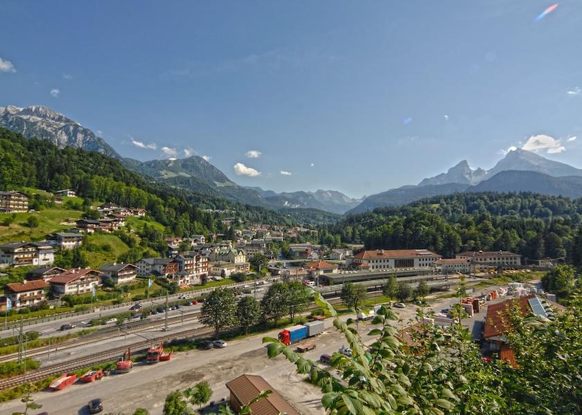 Bavaria Berchtesgaden Aerial view