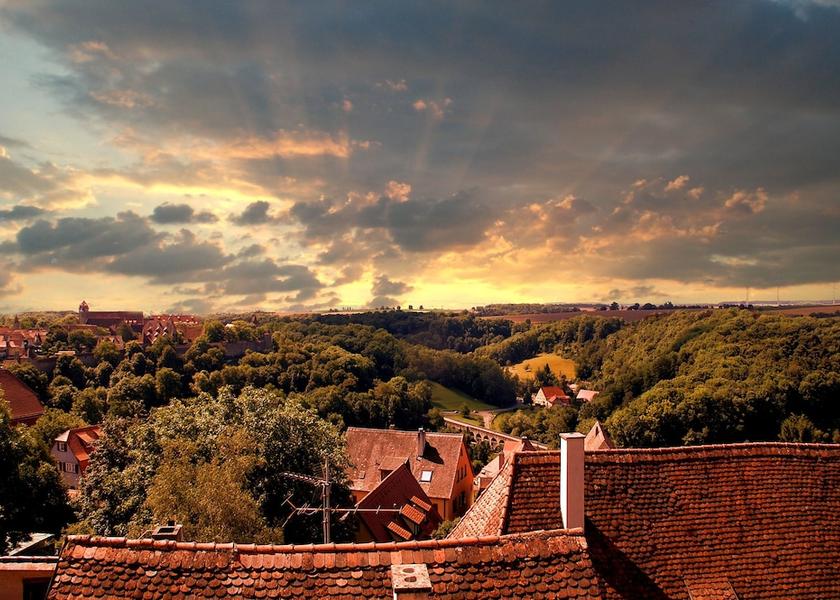 Bavaria Rothenburg ob der Tauber Front of property