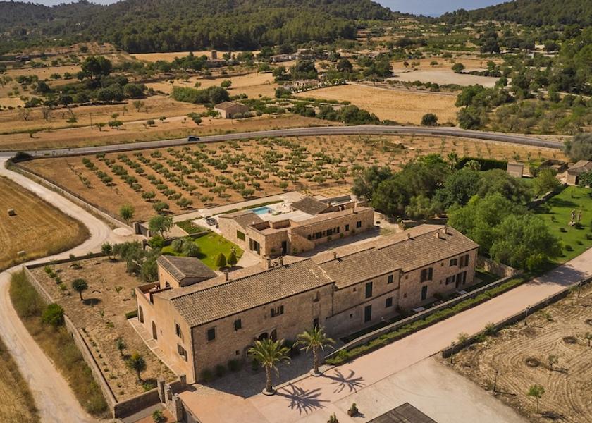 Balearic Islands Porreres Aerial view