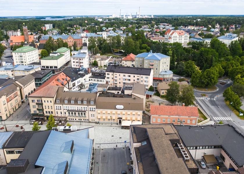 Vaasa Jakobstad Aerial View