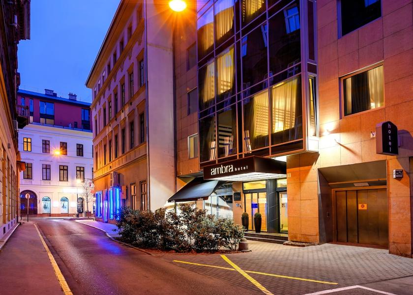  Budapest Front of property - evening/night