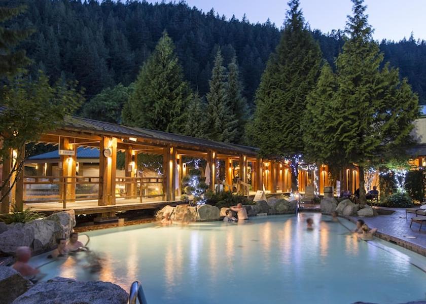 British Columbia Harrison Hot Springs Outdoor pool