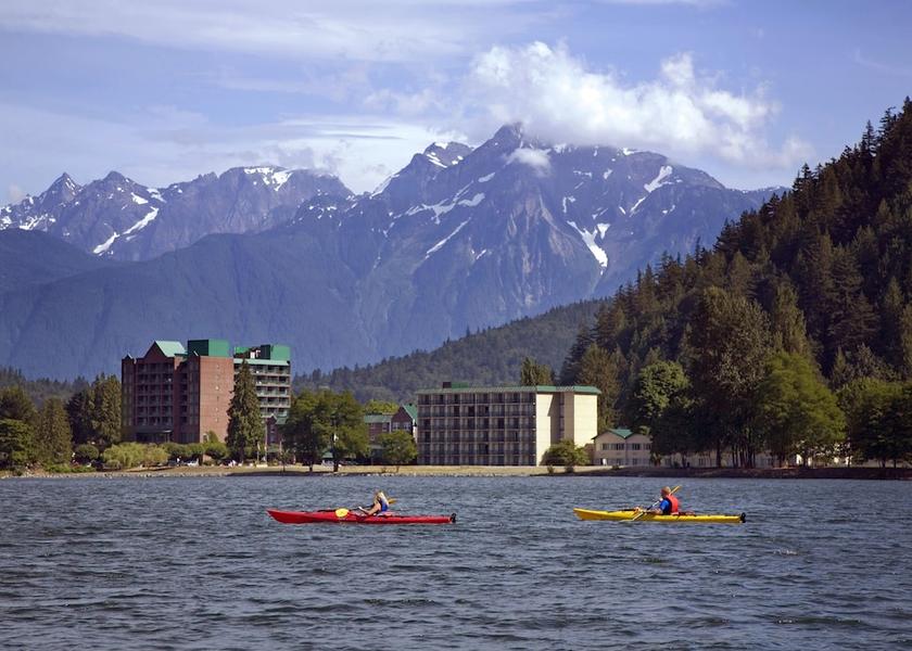 British Columbia Harrison Hot Springs Front of property