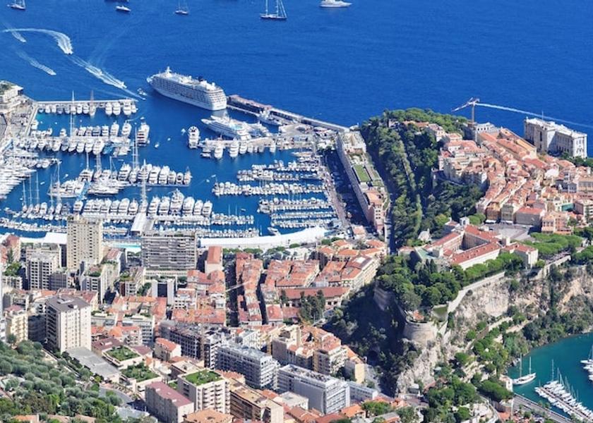 Provence-Alpes-Côte d'Azur Èze Aerial View
