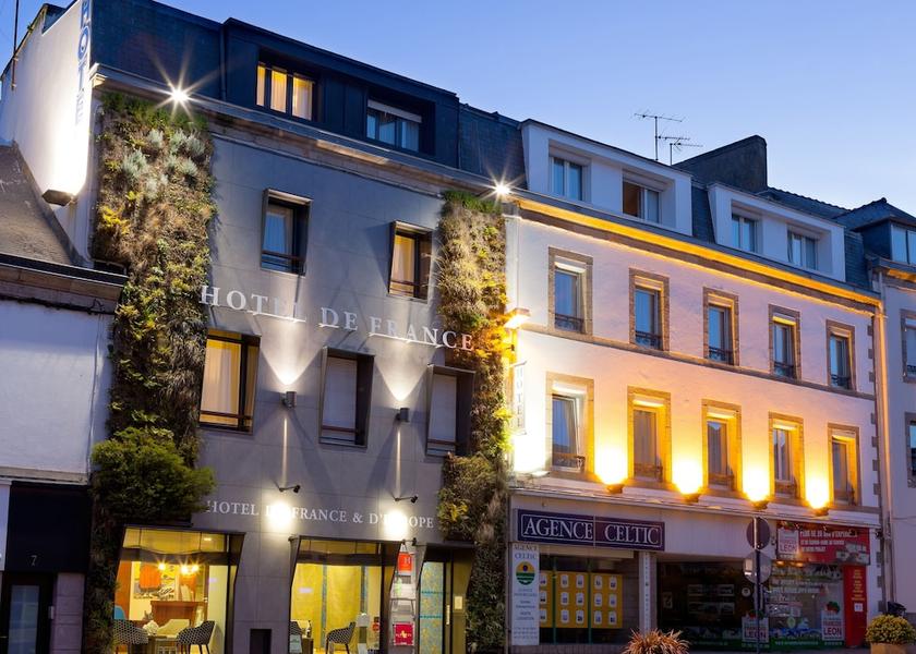 Brittany Concarneau Front of property - evening/night