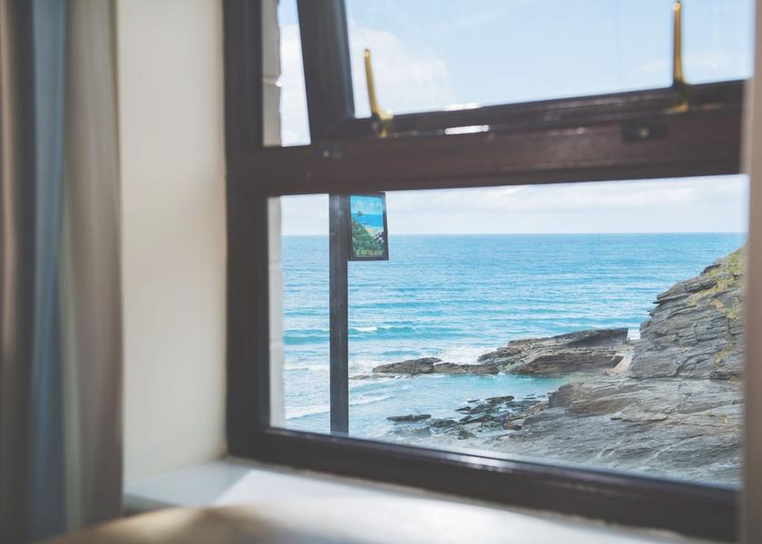 England Tintagel View From Room