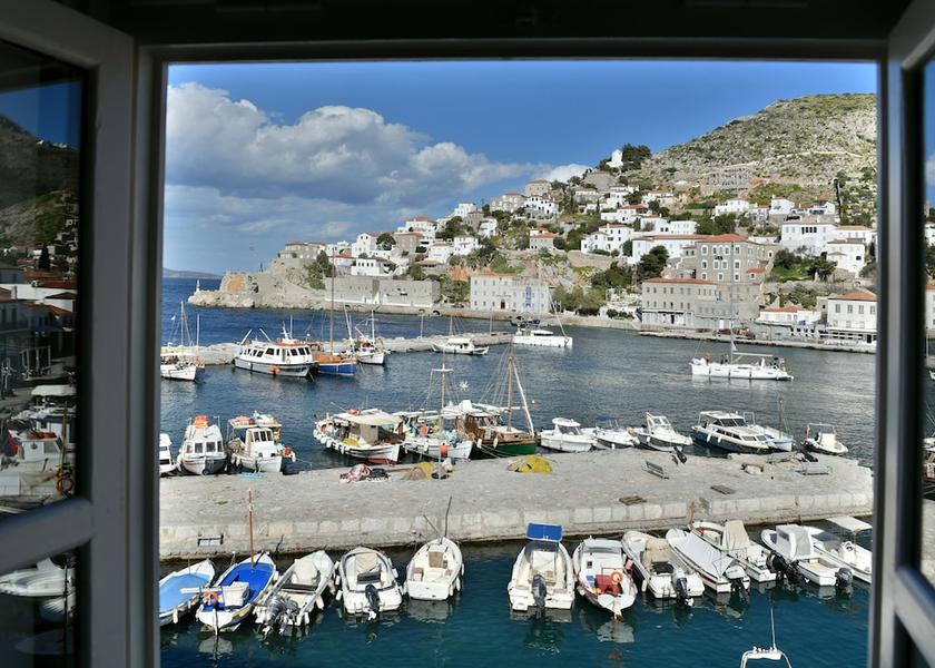 Attica Hydra View from Property