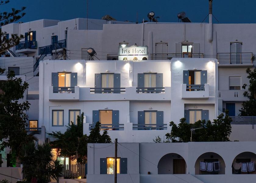 South Aegean Paros Front of property - evening/night