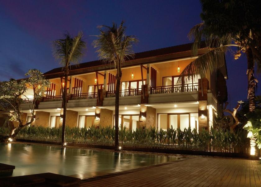 Bali Denpasar Front of property - evening/night